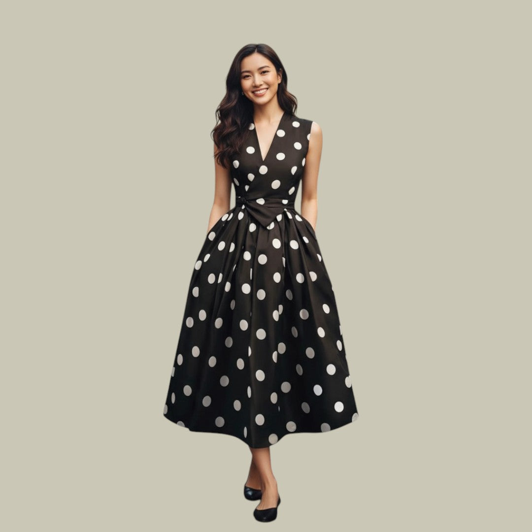 Womens Polka Dot Dress