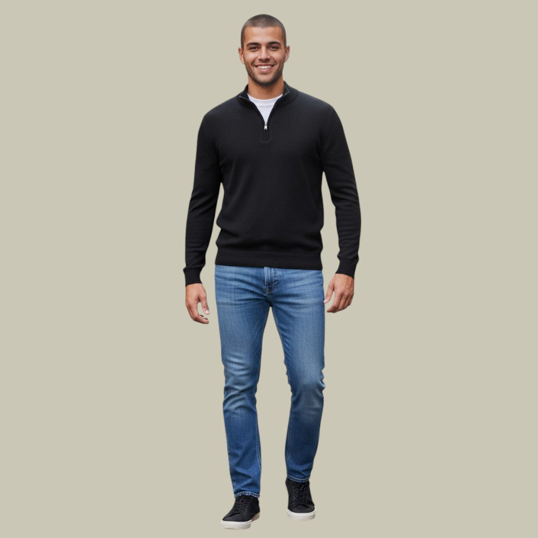 Mens Half-Zip Sweater