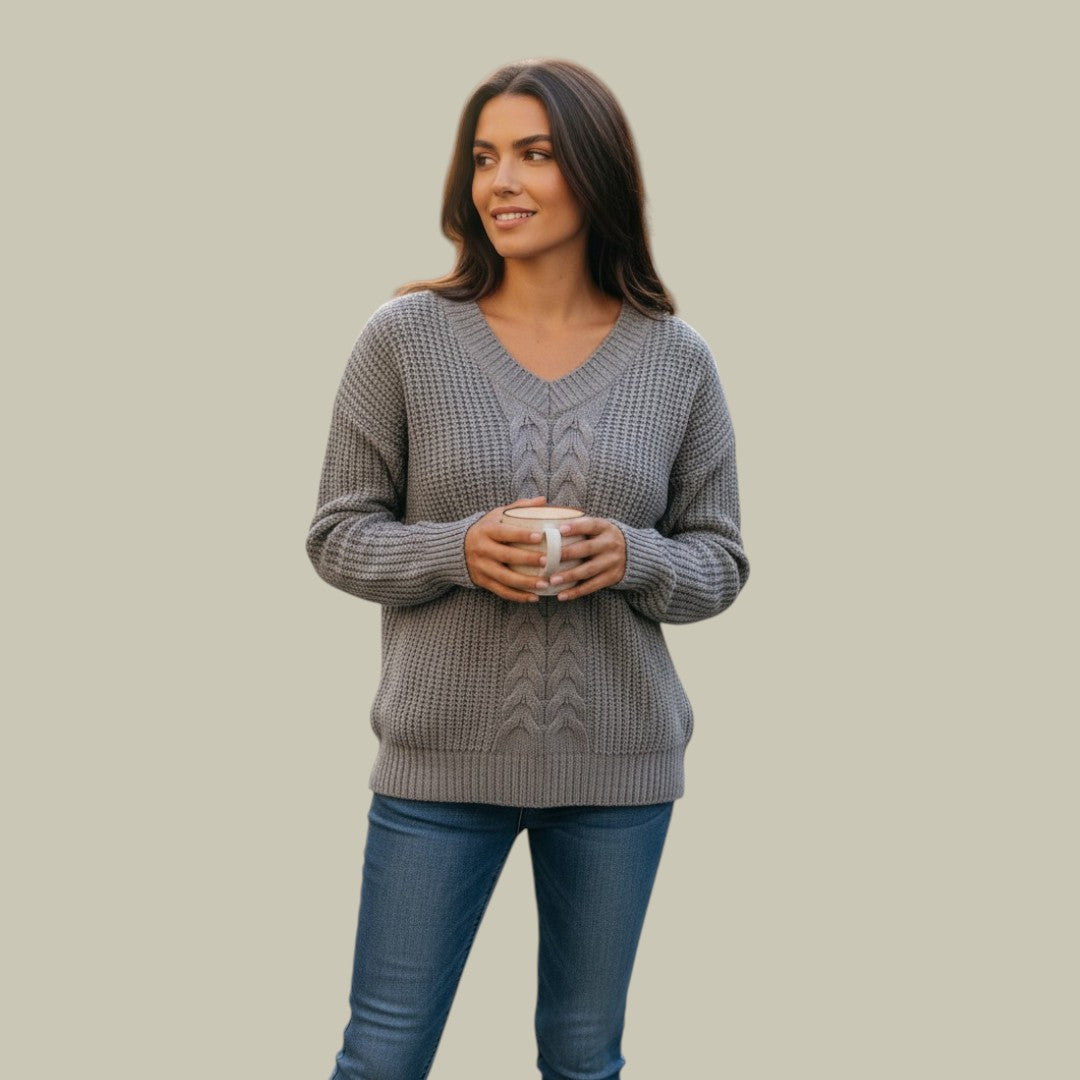 Womens Knitted Sweater Wool