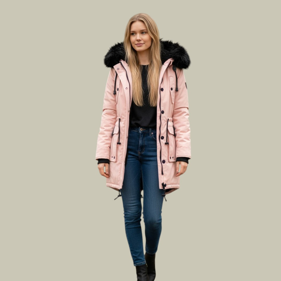 Womens Warm Winter Jacket Hooded