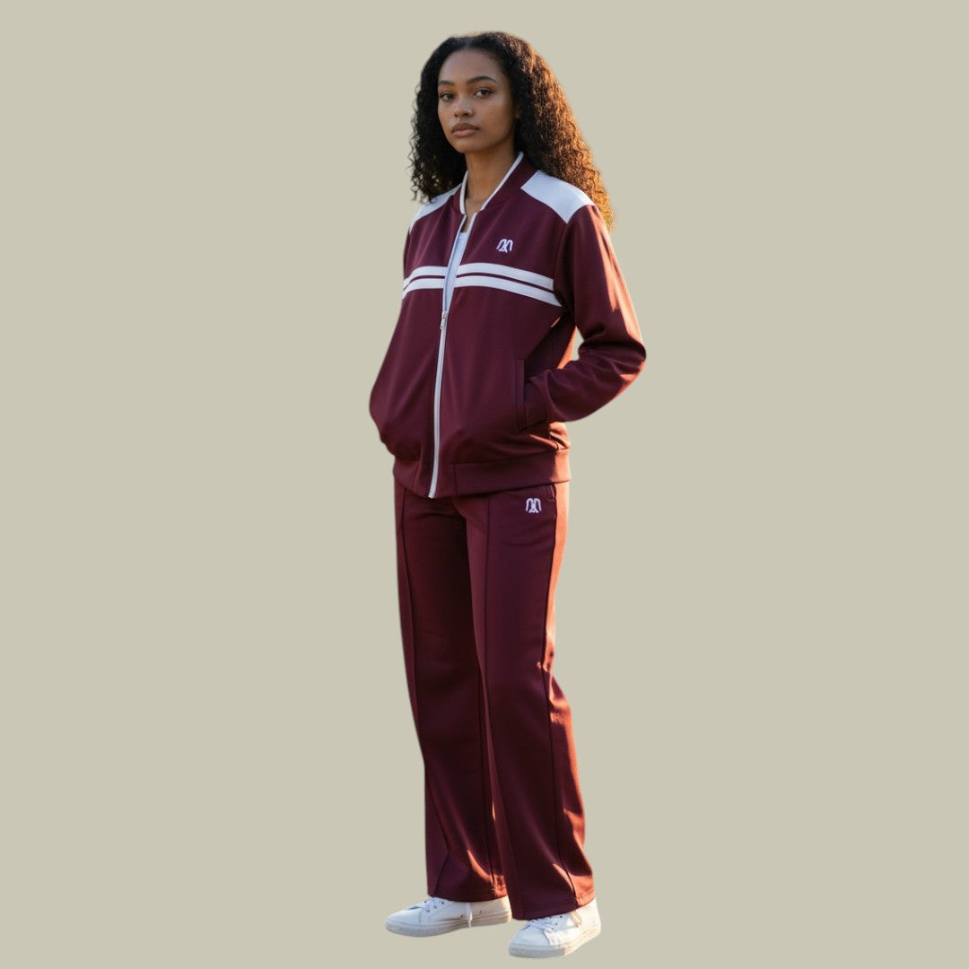 Womens Lounge Set Bordeaux