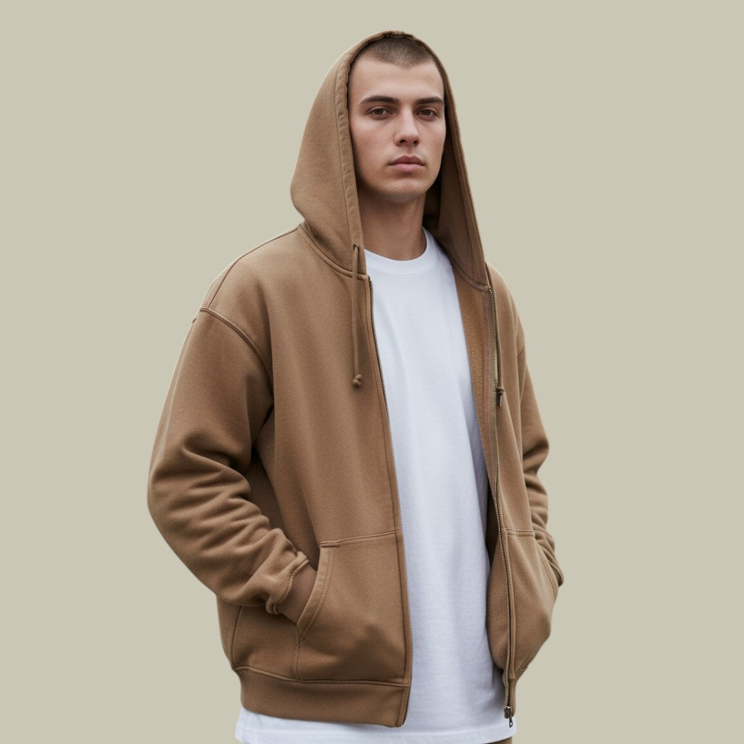Mens Zipped Hoodie