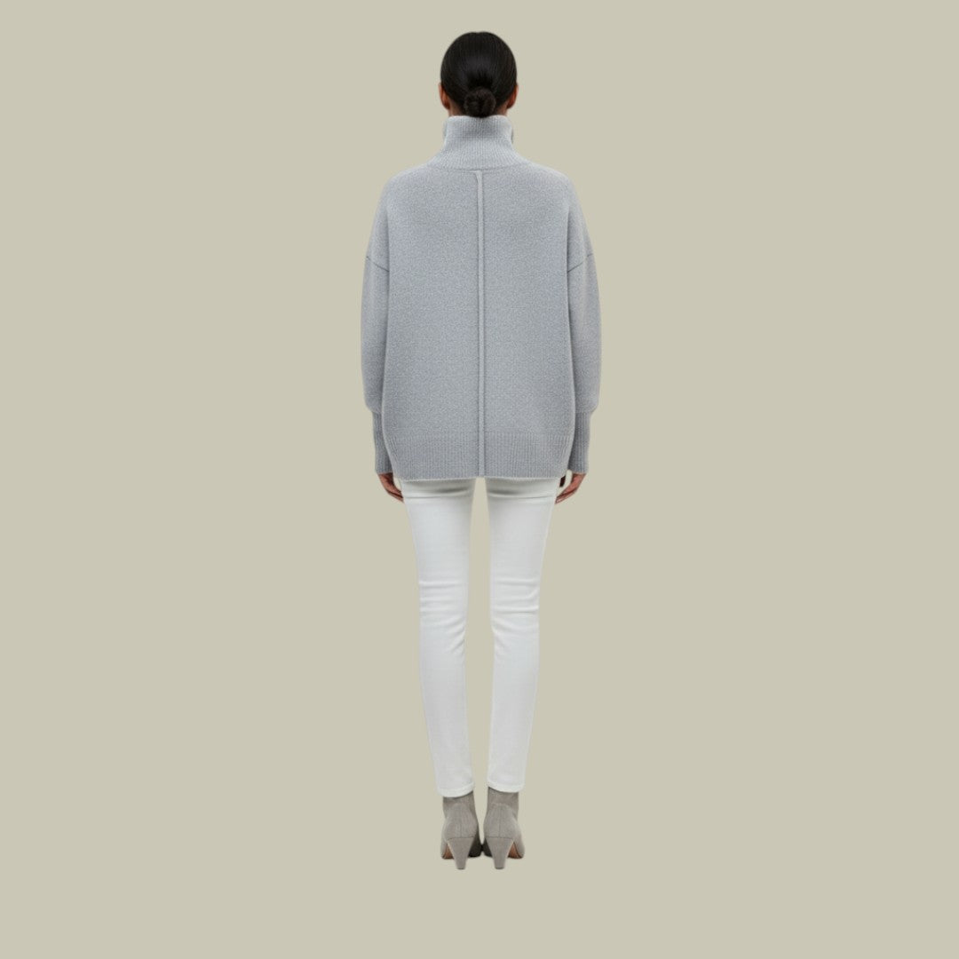 Womens Jumper Oversized Turtleneck