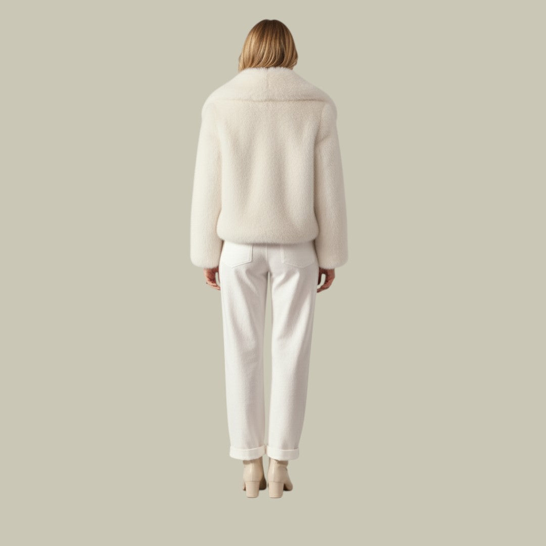 Womens Jacket Fluffy Coat Warm