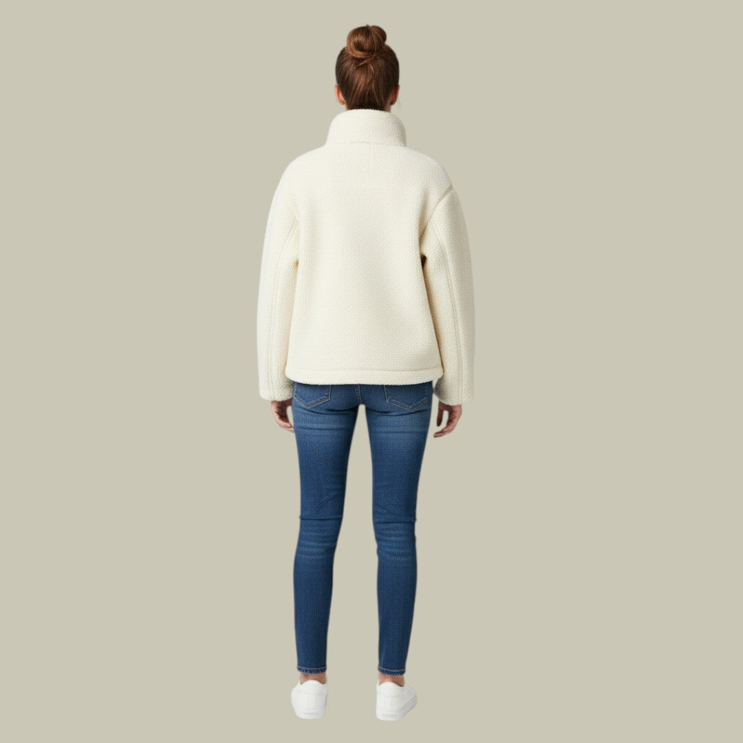 Womens Jacket Reversible Fleece Autumn