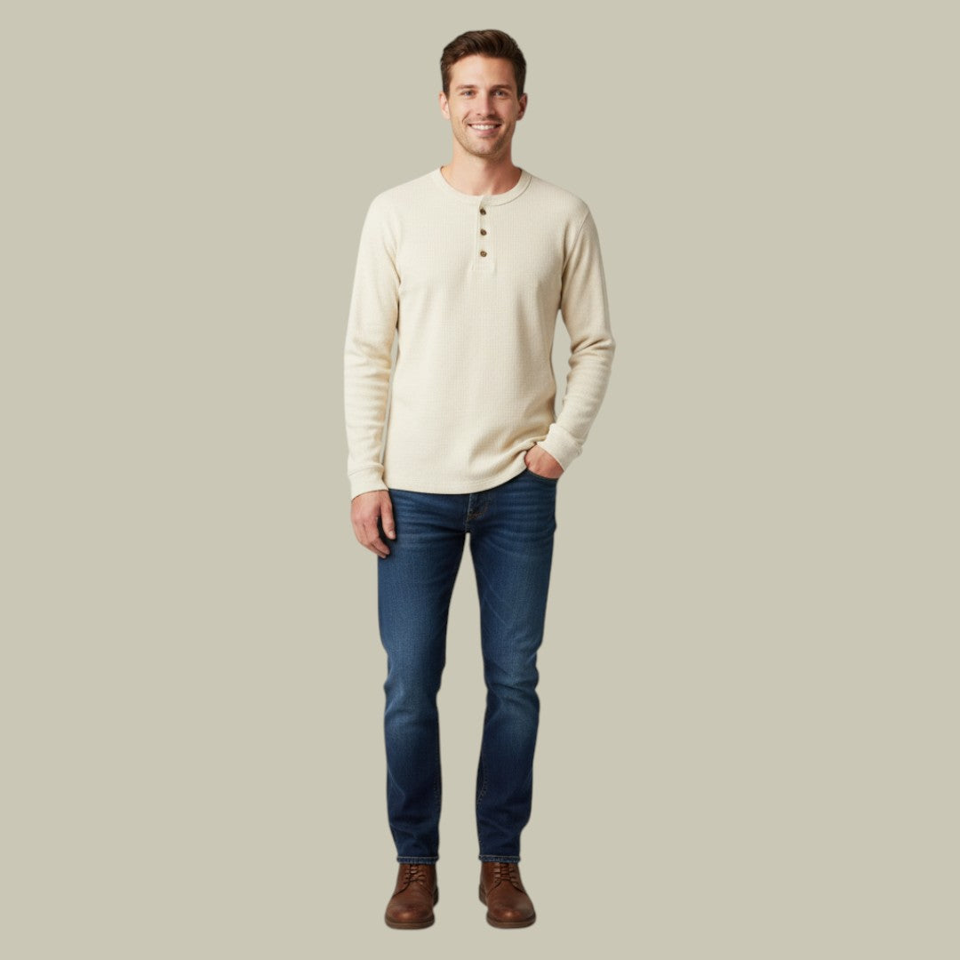 Mens Shirt Long Sleeve Autumn Comfort