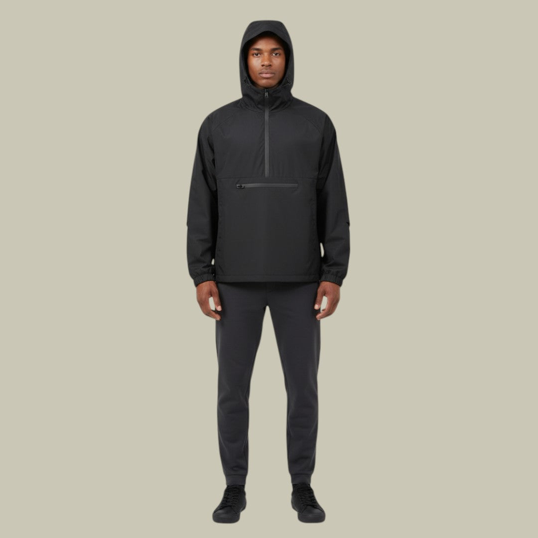 Mens Hoodie Jacket Lightweight Outdoor Black