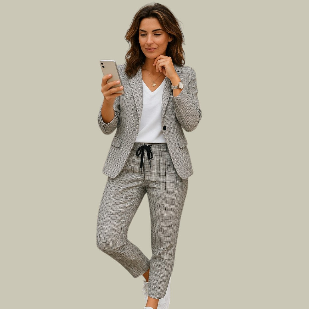 Lux & Classy  • Women's Fitted Blazer and Matching Trouser