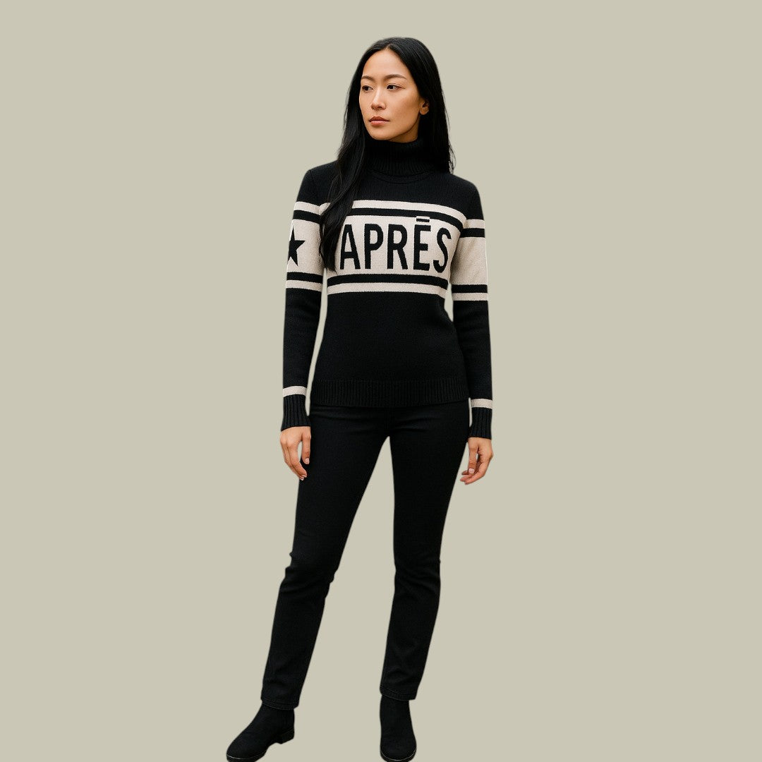 Lux & Classy • Women’s Stylish Merino Wool Turtleneck