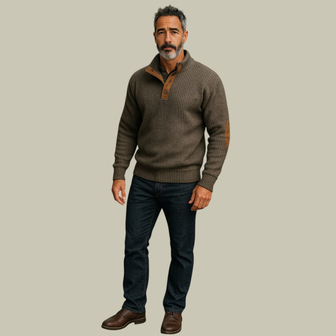 Lux & Classy • Men’s Outdoor Knit Sweater