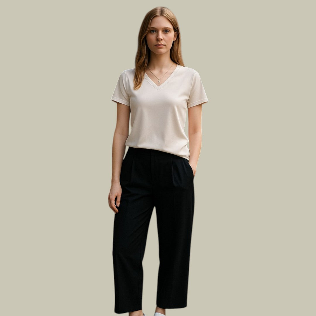 Lux & Classy  • Women's Elegant Silk T-Shirt