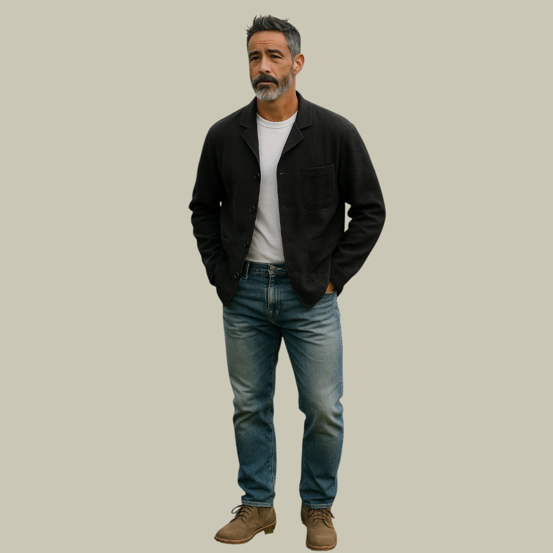 Lux & Classy • Men’s Autumn Multi-Pocket Cardigan