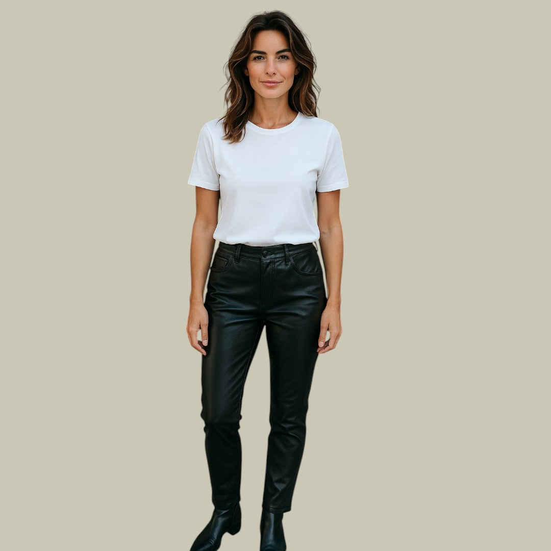Lux & Classy  • Women's Skinny Leather Trousers