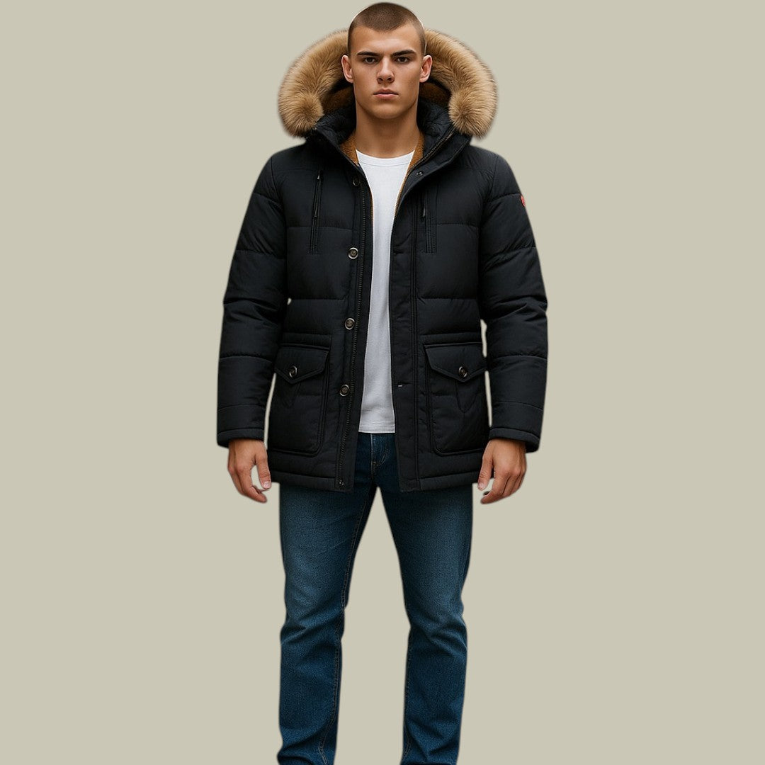 Lux & Classy • Warm Long Winter Parka for Men