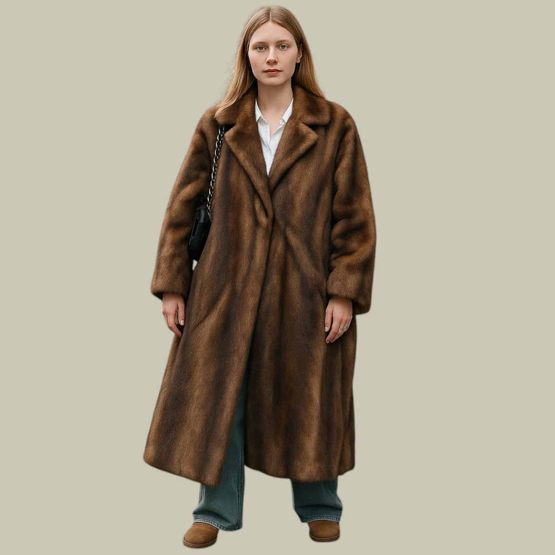 Lux & Classy  • Women's Oversized Fluffy Coat