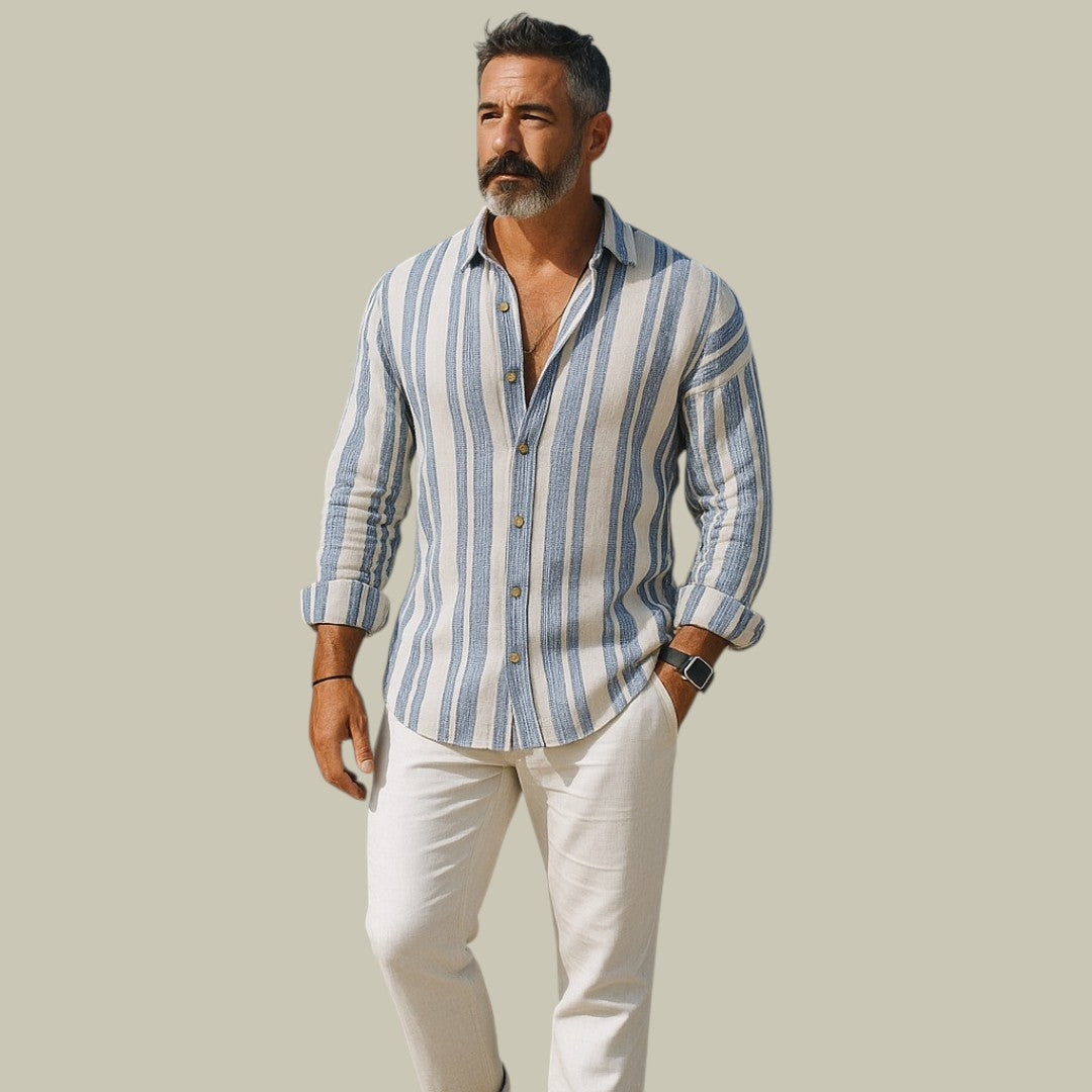 Lux & Classy  • Men’s Casual Linen Shirt