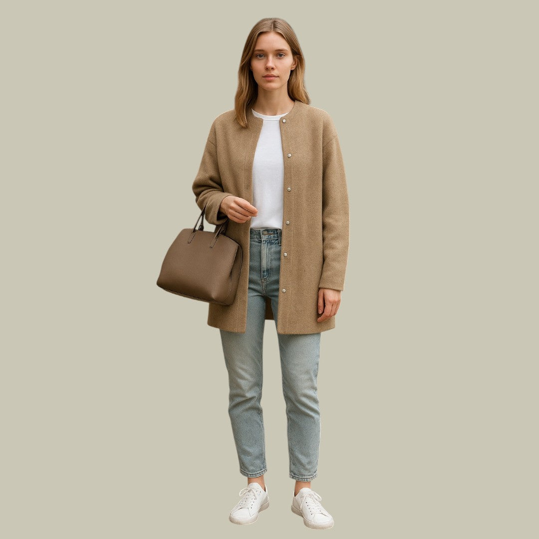 Lux & Classy • Women’s Wool Warm Long Cardigan