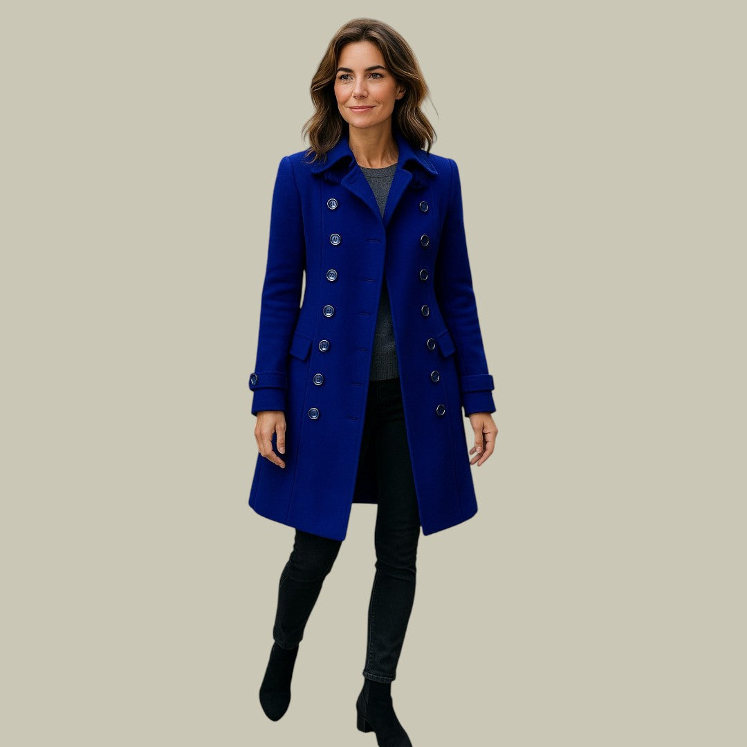 Lux & Classy • Women’s Long Warm Wool Jacket