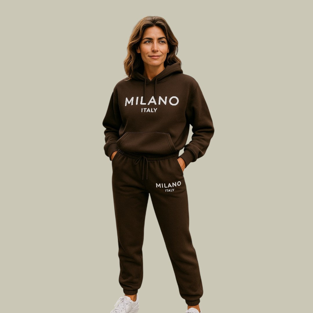 Lux & Classy  • Women's Milano Printed Hoodie Set