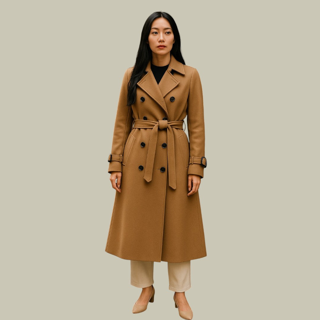 Womens Autumn Thin Trench Coat
