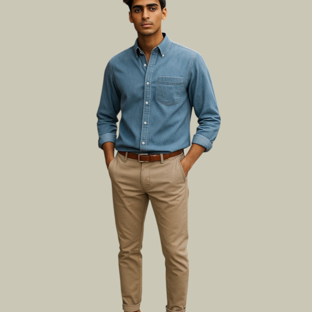 Lux & Classy  • Men's Casual Cotton Shirt