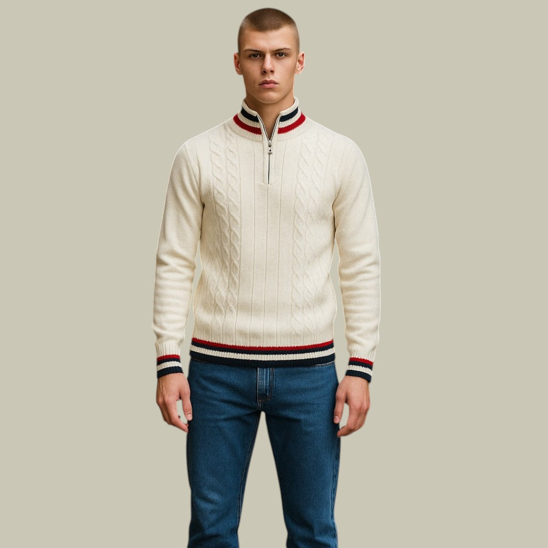 Lux & Classy • Italian Turtleneck Zipper by Massimo
