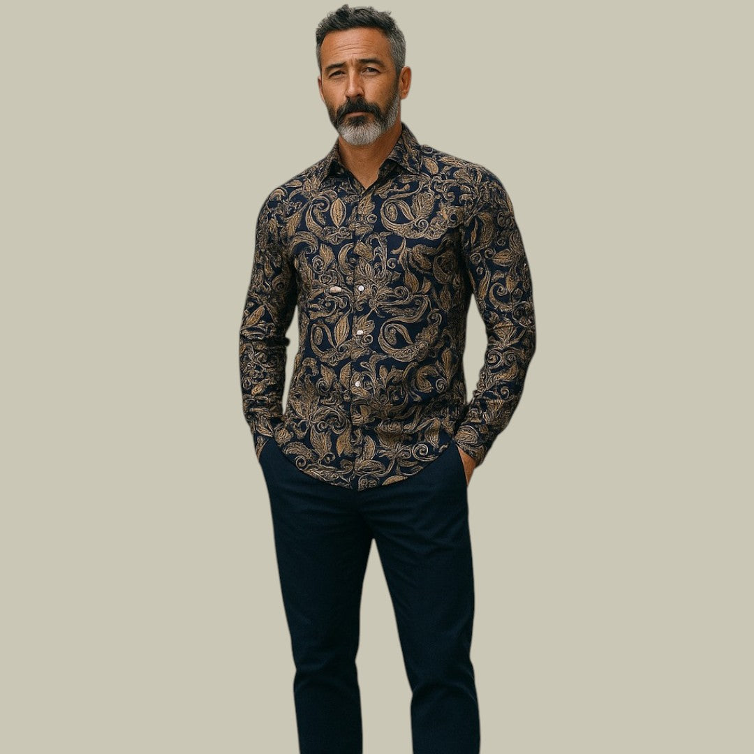 Lux & Classy • Floral Print Men's Shirt