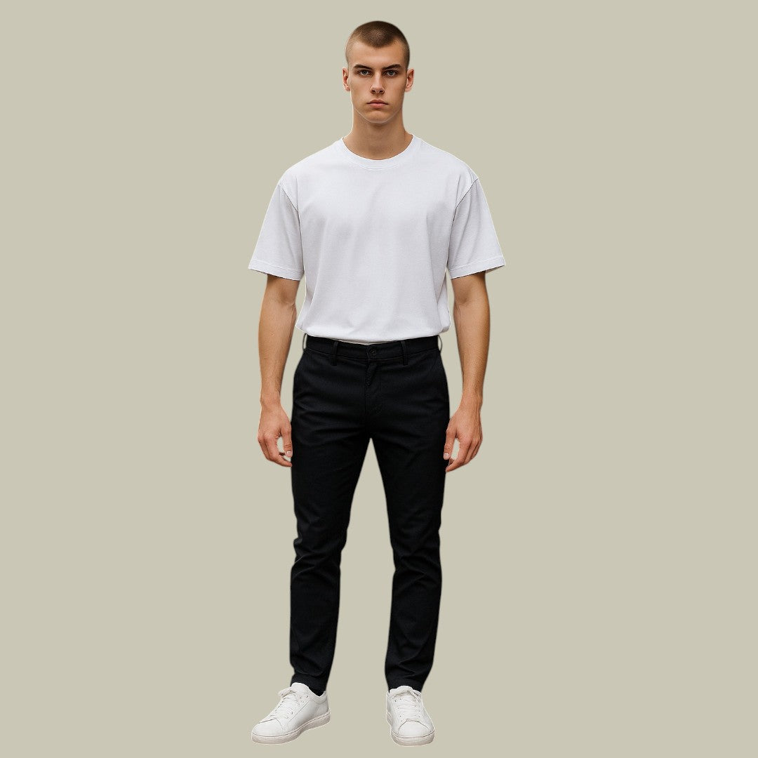 Lux & Classy  • Men's Casual Slim-Fit Cotton Pants