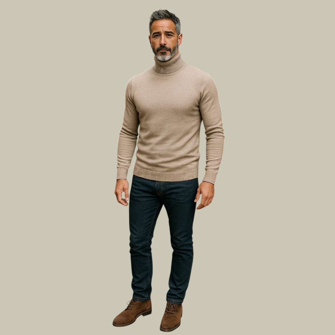 Lux & Classy • Men’s Autunm Turtleneck Sweater