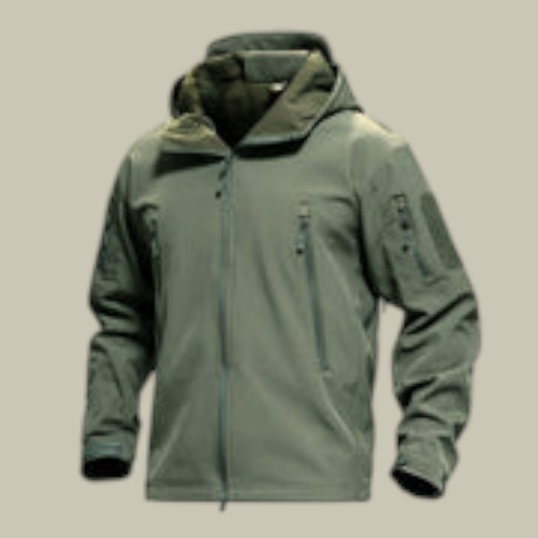 Mens Jacket Hooded Windproof