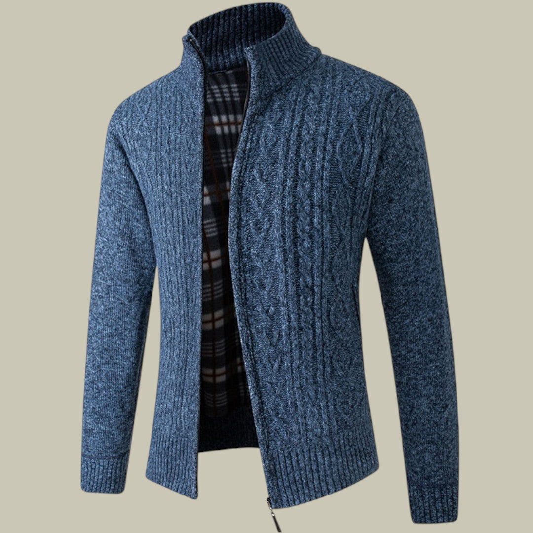 Mens Cardigan Work Warm