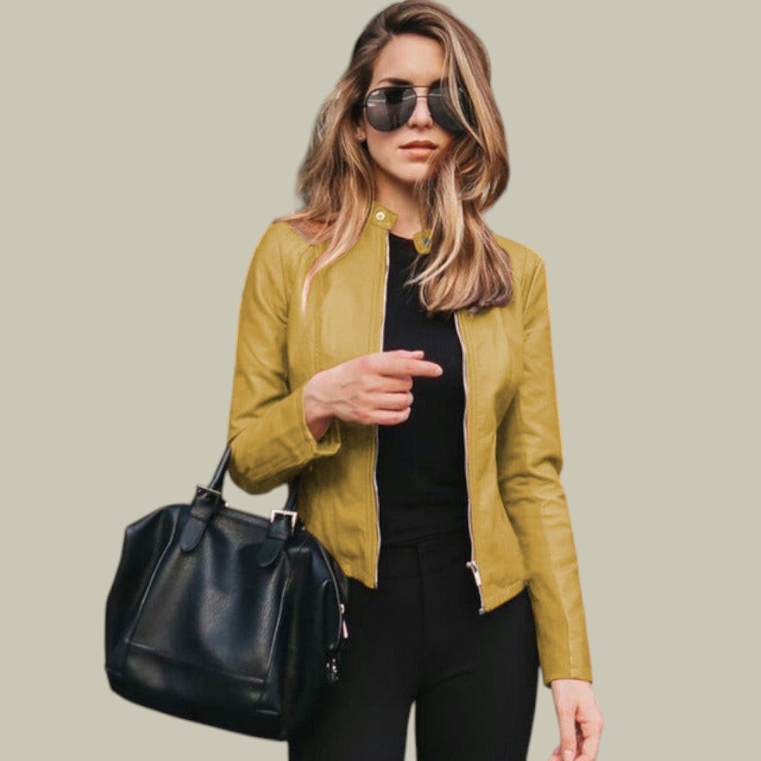 Womens Short Leather Jacket