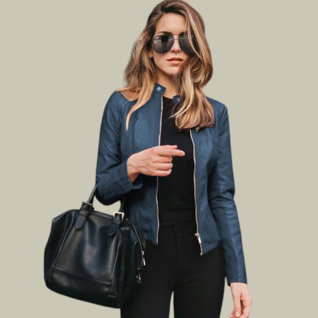 Womens Short Leather Jacket