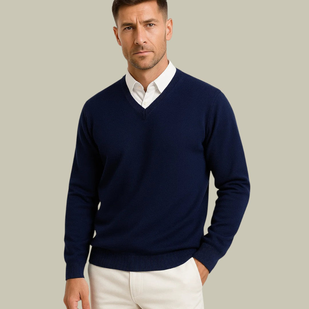 Cashmere Sweater V Neck For Men