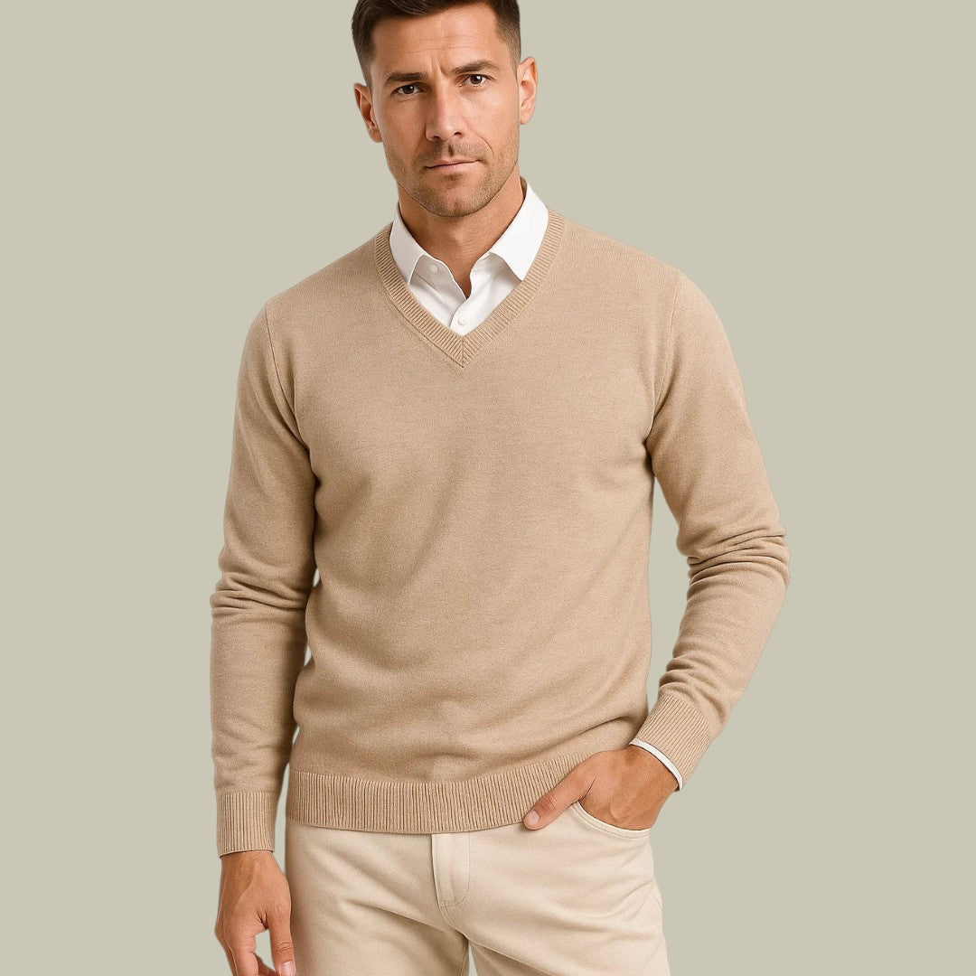 Cashmere Sweater V Neck For Men