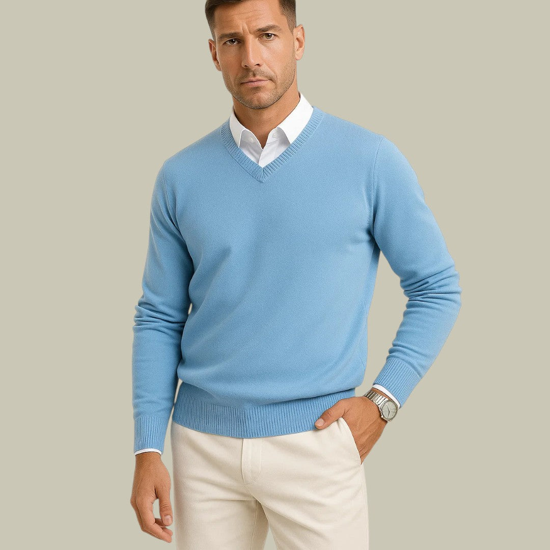 Cashmere Sweater V Neck For Men