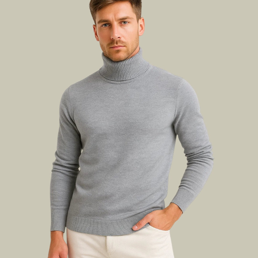 Mens Wool Turtleneck Sweater
