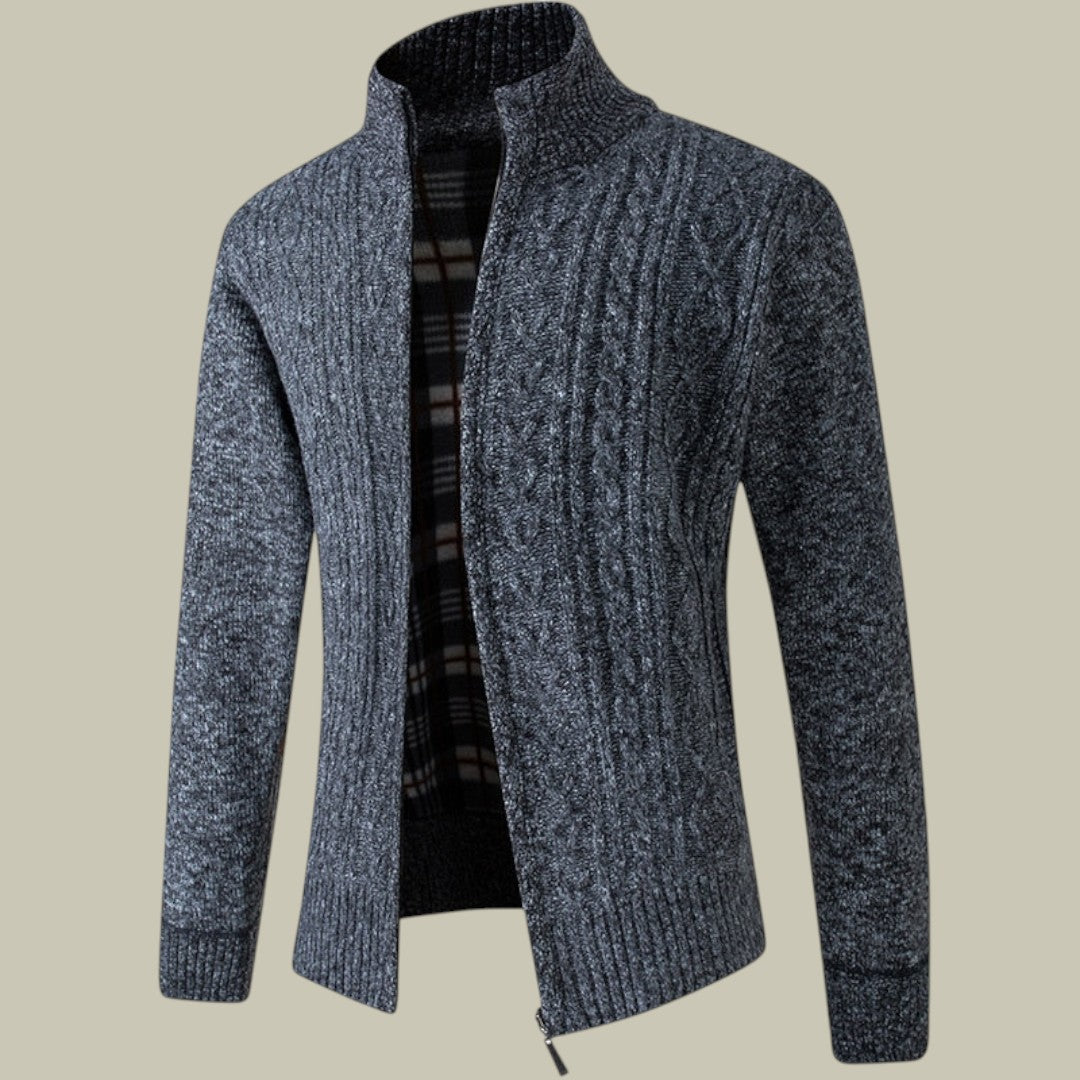 Mens Cardigan Work Warm