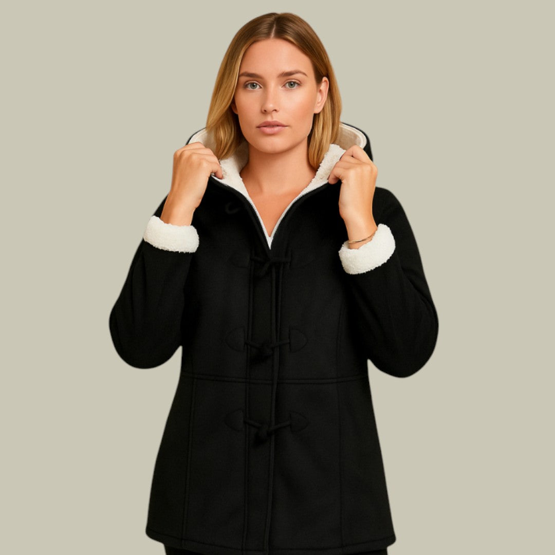 Womens Coat Fleece Hooded