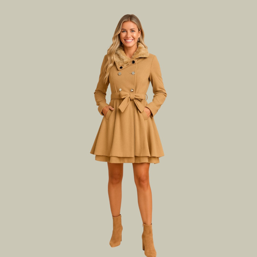 Womens Coat Double Breasted