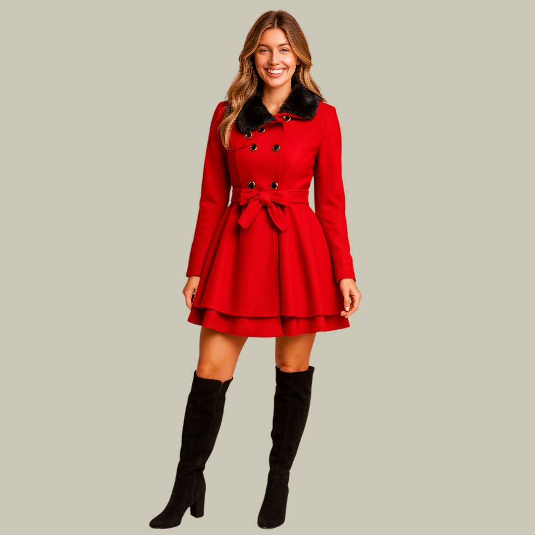 Womens Coat Double Breasted