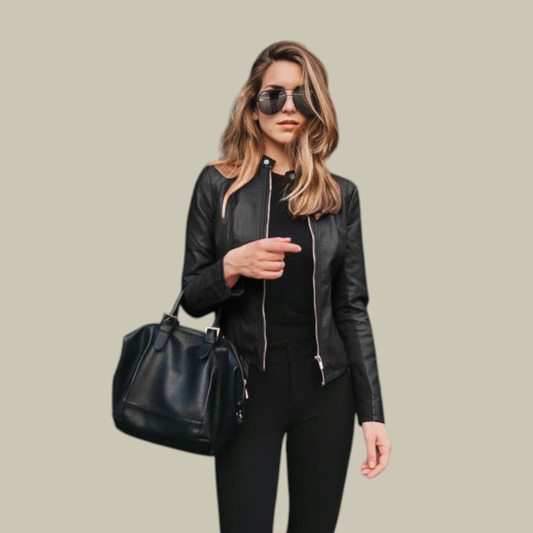 Womens Short Leather Jacket