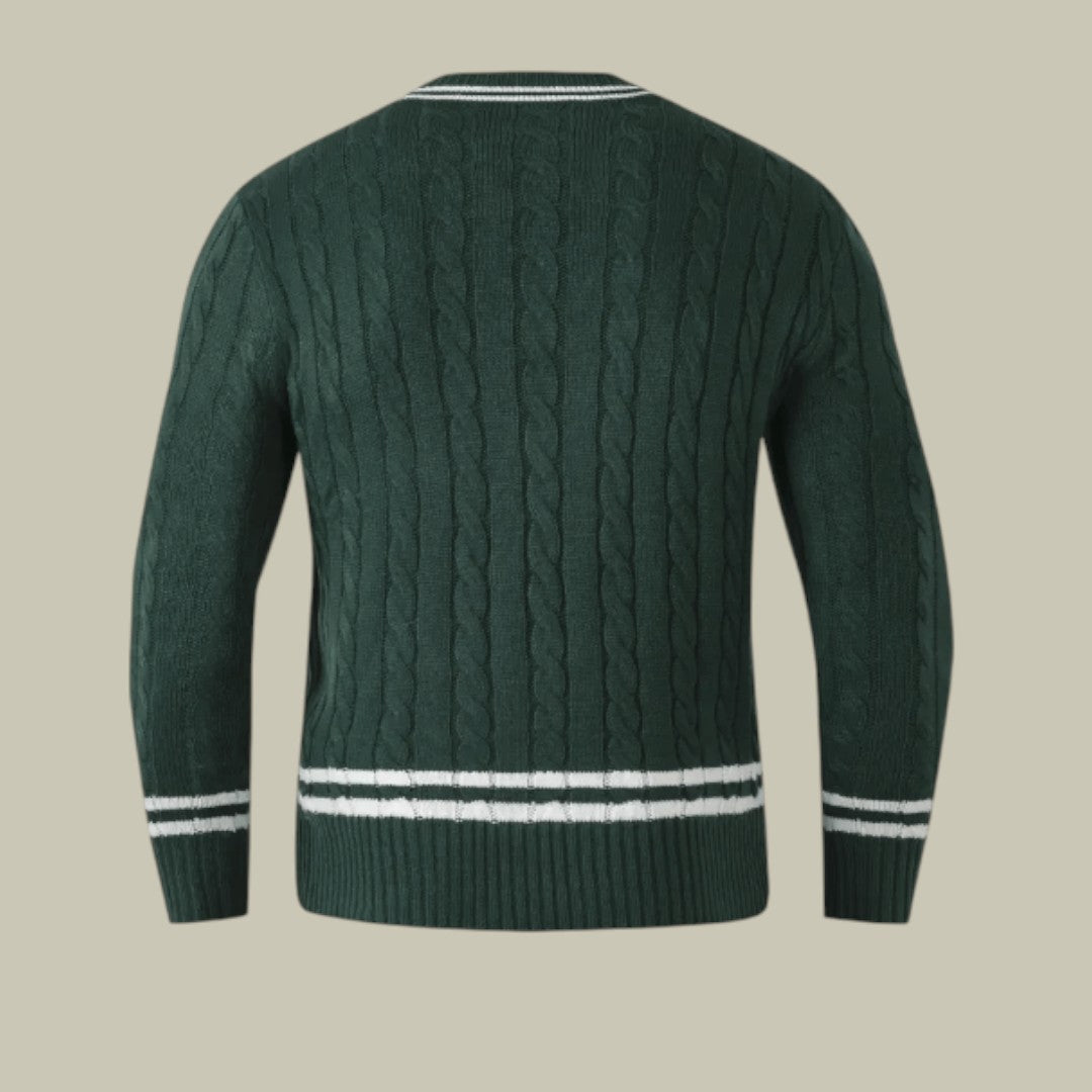 Mens Sweater V Neck Autumn