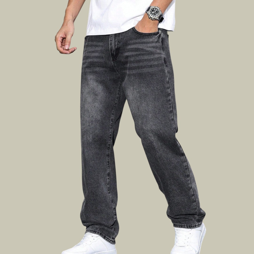 Mens Straight Leg Jeans Denim
