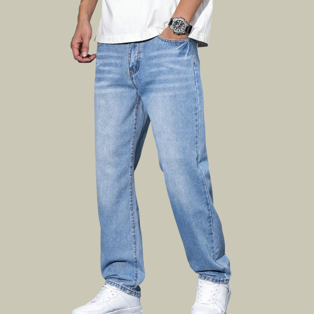 Mens Straight Leg Jeans Denim