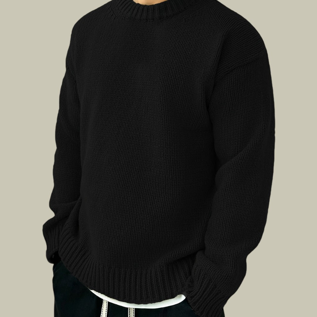 Mens Oversized Knitted Sweater Warm
