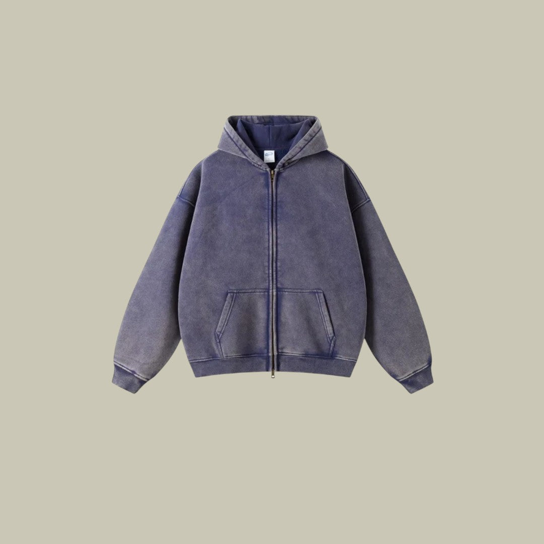 Mens Zipped Hoodie