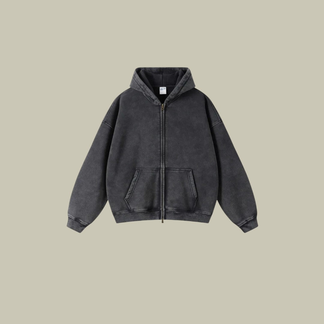 Mens Zipped Hoodie