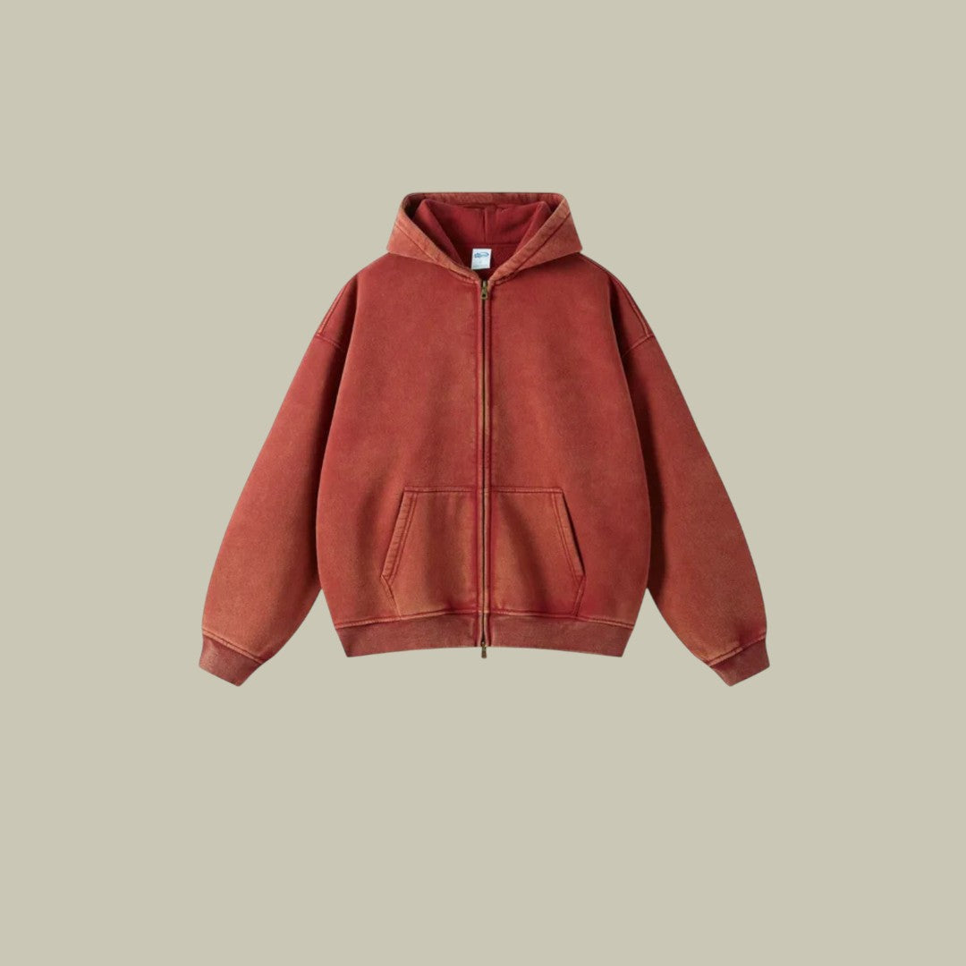 Mens Zipped Hoodie