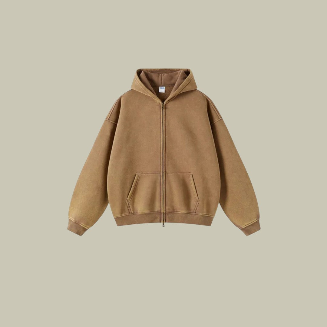 Mens Zipped Hoodie